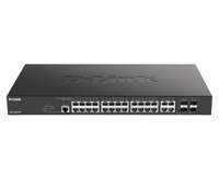 Switch D-Link DGS-2000-28P 24x 1Gb 4x RJ-45/SFP 193 W PoE+