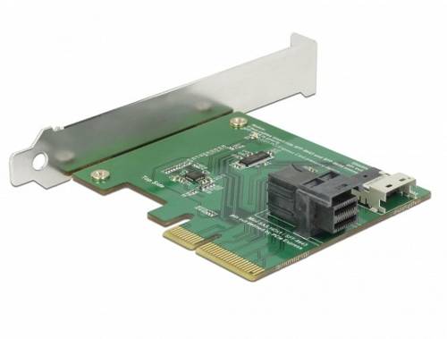 Delock Card PCI Express x4 U.2 NVMe do 1x SFF-8654 4i + 1x SFF-8643 | 89923