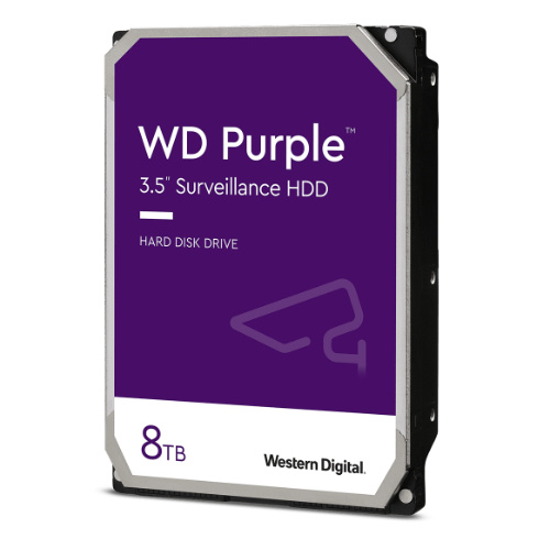 Hard Disk Drive Western Digital  PURPLE 3.5'' HDD 8TB 7200RPM SATA 6Gb/s 256MB | WD8001PURP