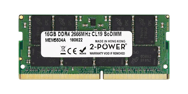 Memory RAM 1x 16GB 2-POWER SO-DIMM DDR4 2666MHZ PC4-21300 | MEM5604S