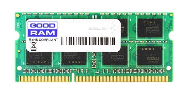 Memory RAM 1x 1GB GoodRAM SO-DIMM DDR2 800MHz PC2-6400 | GR800S264L5/1G