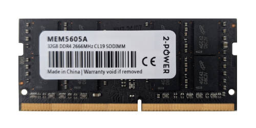 Memory RAM 1x 32GB 2-POWER SO-DIMM DDR4 2666MHZ PC4-21300 | MEM5605A