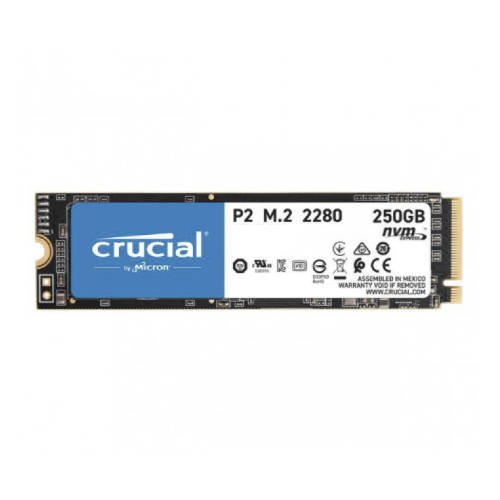 SSD disk Crucial P2 250GB M.2 NVMe PCIe Gen3x4  | CT250P2SSD8