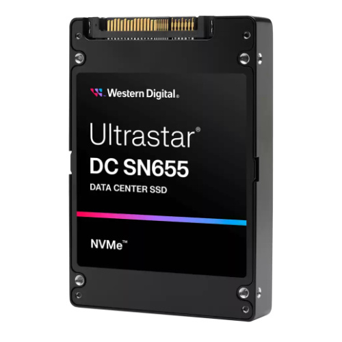 SSD disk Western Digital Ultrastar DC SN655 3,84TB U.3 NVMe PCIe TLC | 0TS2461 WUS5EA138ESP7E3