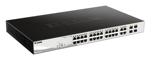 Switch D-Link DGS-1210-24P 24x 1Gb 4x SFP 85 W PoE+