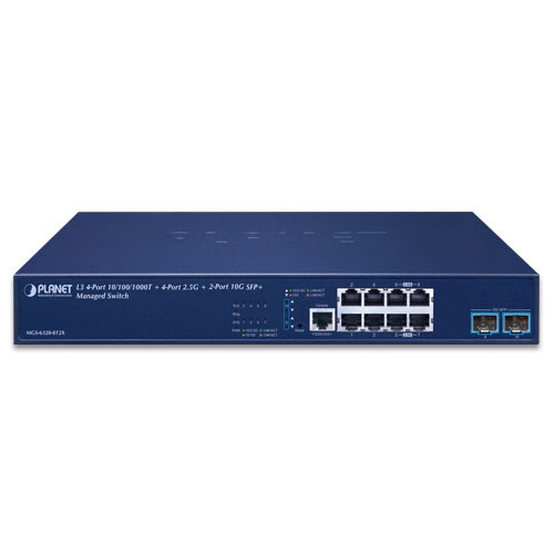 Switch Planet MGS-6320-8T2X 4x 1Gb | 4x 2.5Gb 2x SFP+